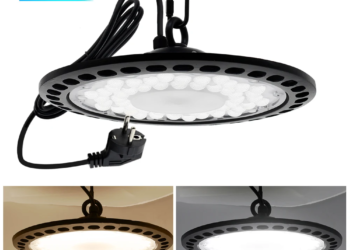 UFO Floodlight LED Industrial Lamp High Bay Light Waterproof Lampara for Market Warehouse Garage Gym Factory Workshop Lamp