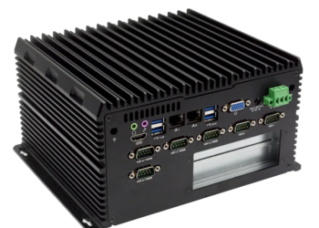 Fanless Industrial Computer, 6/7/8th Gen. Core i3/i5/i7 U Processor, 6*COM, 8*USB, 2*GLAN, 2*PCI Slot, 8GB RAM, 256GB SSD