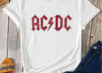 Summer Women Cotton T-Shirt Rock Band Graphic Clothing Men Fashion Letter ACDC Printing Tops Tees Female Casual Streetwear